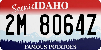 ID license plate 2M8064Z