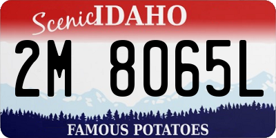 ID license plate 2M8065L