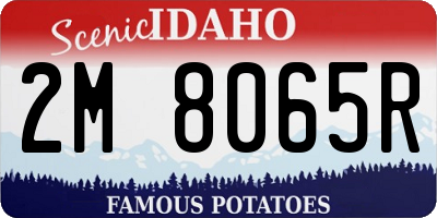 ID license plate 2M8065R