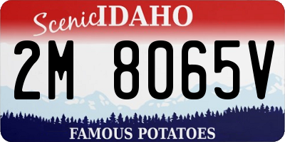 ID license plate 2M8065V