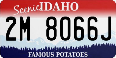 ID license plate 2M8066J