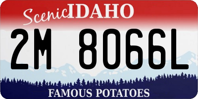 ID license plate 2M8066L