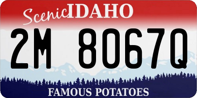 ID license plate 2M8067Q