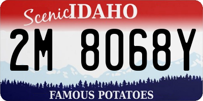 ID license plate 2M8068Y