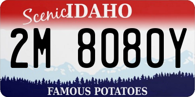 ID license plate 2M8080Y