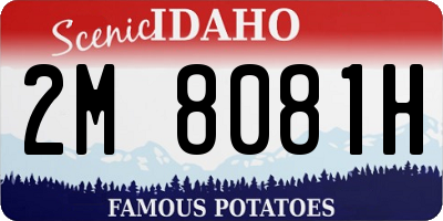 ID license plate 2M8081H