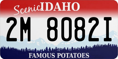 ID license plate 2M8082I