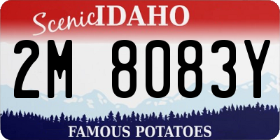 ID license plate 2M8083Y