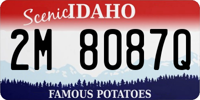 ID license plate 2M8087Q