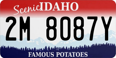ID license plate 2M8087Y