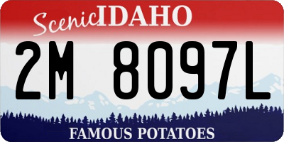 ID license plate 2M8097L