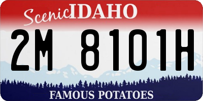 ID license plate 2M8101H