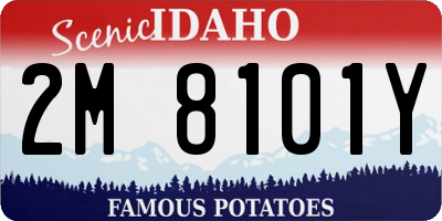 ID license plate 2M8101Y