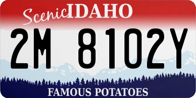 ID license plate 2M8102Y