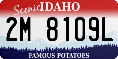 ID license plate 2M8109L