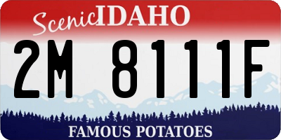 ID license plate 2M8111F