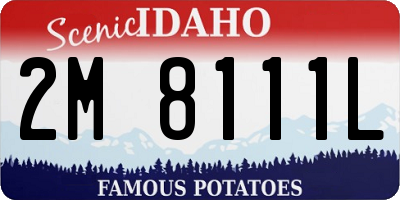 ID license plate 2M8111L