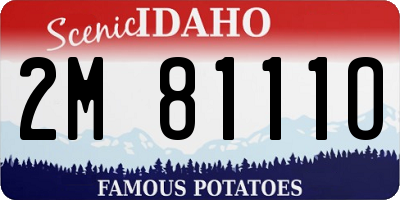 ID license plate 2M8111O