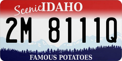 ID license plate 2M8111Q