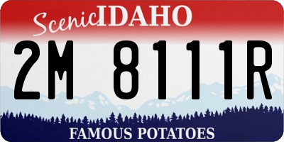 ID license plate 2M8111R