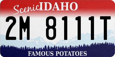 ID license plate 2M8111T