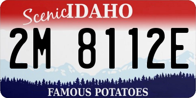 ID license plate 2M8112E