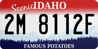 ID license plate 2M8112F