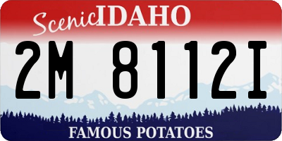 ID license plate 2M8112I