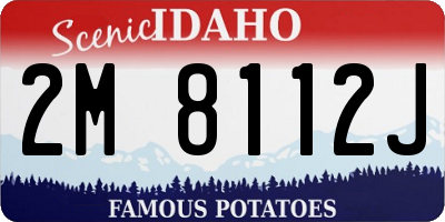 ID license plate 2M8112J