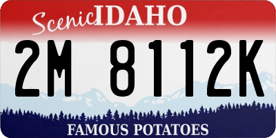 ID license plate 2M8112K