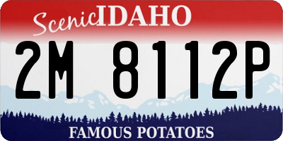 ID license plate 2M8112P