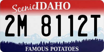 ID license plate 2M8112T