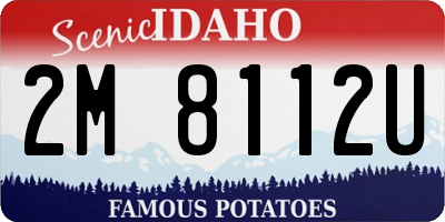 ID license plate 2M8112U