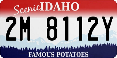 ID license plate 2M8112Y