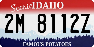 ID license plate 2M8112Z
