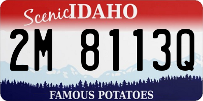 ID license plate 2M8113Q