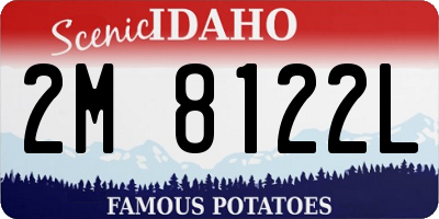 ID license plate 2M8122L