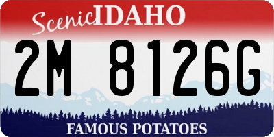 ID license plate 2M8126G