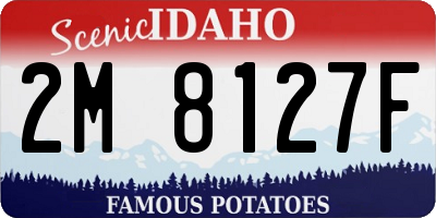 ID license plate 2M8127F