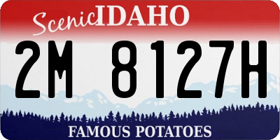 ID license plate 2M8127H