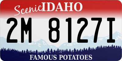 ID license plate 2M8127I