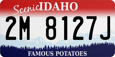 ID license plate 2M8127J