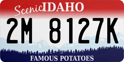 ID license plate 2M8127K