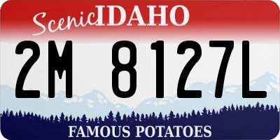 ID license plate 2M8127L
