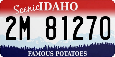 ID license plate 2M8127O