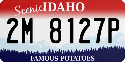 ID license plate 2M8127P