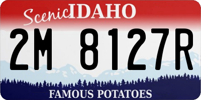 ID license plate 2M8127R