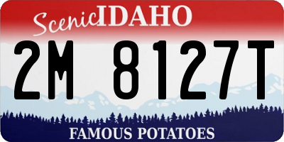 ID license plate 2M8127T