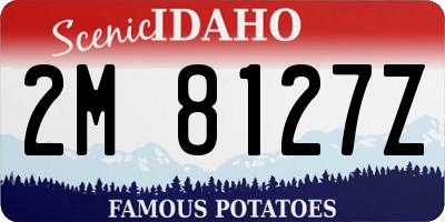 ID license plate 2M8127Z