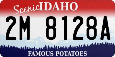 ID license plate 2M8128A